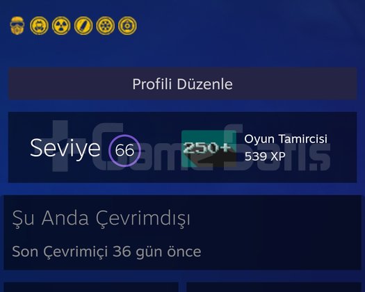 9 Yıllık Steam Hesabı 66 Seviye