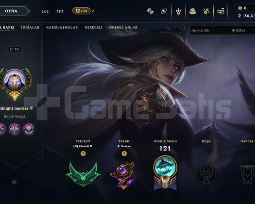 TR // ZUMRUT 2 +30 -10 //7 SKIN// GUNUN HESABI 2