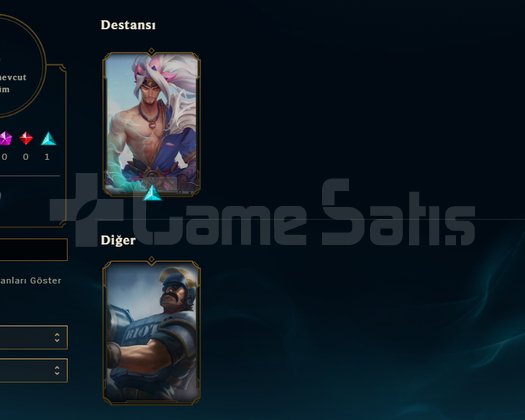 EUW / 43 Şampiyon / 2 Kostüm / 37 Level / Handmade