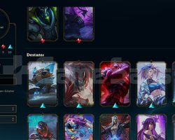 EUW / 55 Şampiyon / 24 Kostüm / 64 Level /Handmade