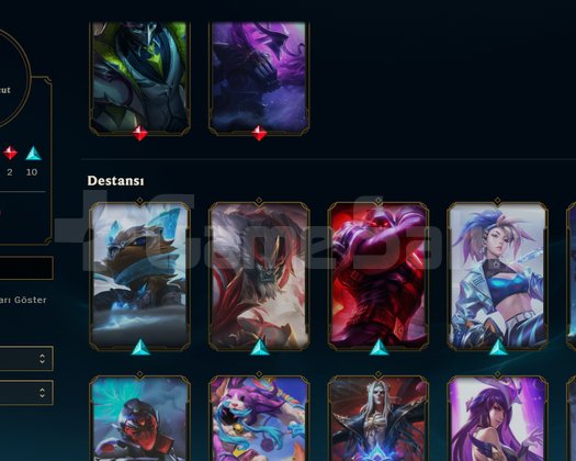 EUW / 55 Şampiyon / 24 Kostüm / 64 Level /Handmade