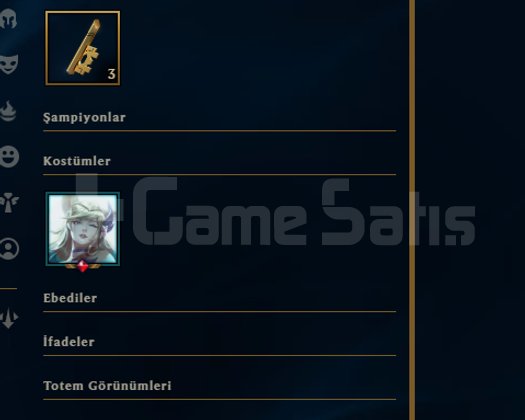 EUW / 29 Şampiyon / 7 Kostüm / 46 Level / Handmade