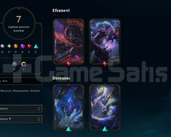 EUW / 29 Şampiyon / 7 Kostüm / 46 Level / Handmade