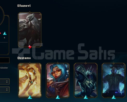 EUW / 35 Şampiyon / 7 Kostüm / 32 Level / handmade
