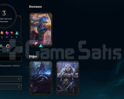 EUW / 37 Şampiyon / 3 Kostüm / 36 Level / Handmade