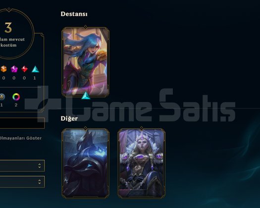 EUW / 37 Şampiyon / 3 Kostüm / 36 Level / Handmade