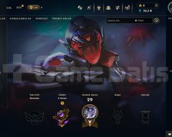 21 lvl EUW Kod Adı Akali Skinli