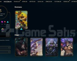 EUW / 53 Şampiyon / 5 Kostüm / 60 Seviye / Handmad