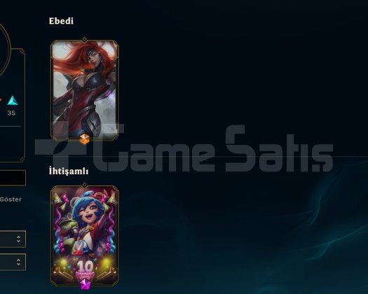 TR / Full Şampiyon / 132 Kostüm / 20k öz / 288 lvl