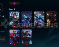TR / Full Şampiyon / 132 Kostüm / 20k öz / 288 lvl