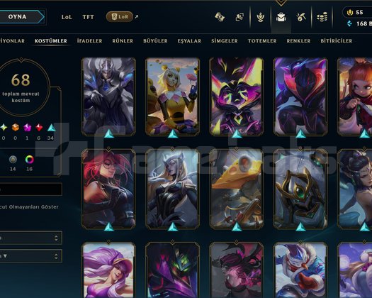 TR // 68 SKIN // 250 LEVEL // TFT DE VAR!