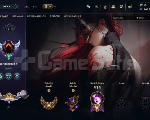 TR // 68 SKIN // 250 LEVEL // TFT DE VAR!