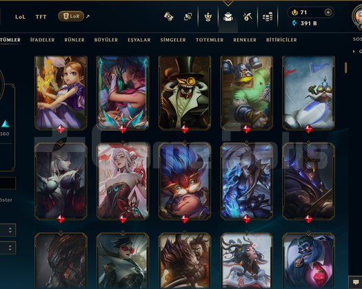 EUW | 430 SKİN | PLATİN 2