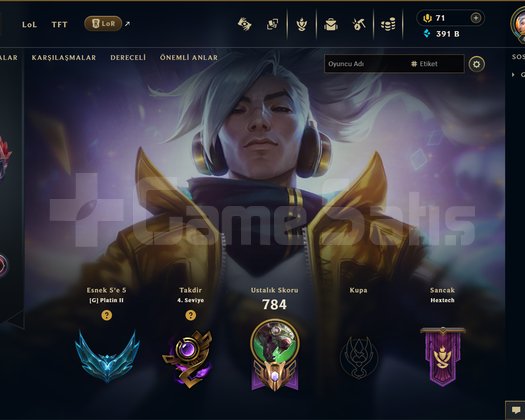 EUW | 430 SKİN | PLATİN 2