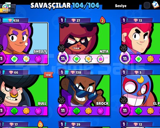FULL HESAP 104|104 KARAKTER