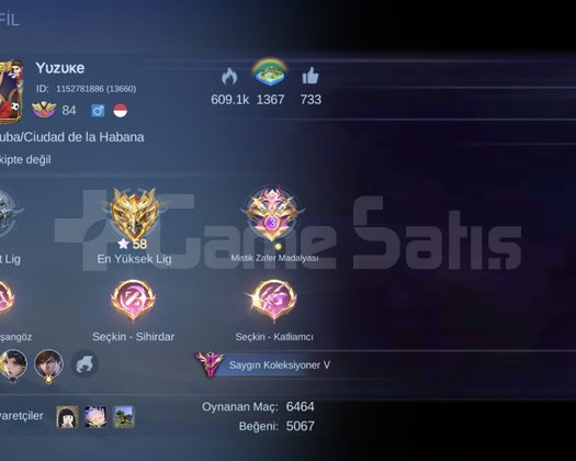 GUSİON LEGEND SAYGIN TEK BAĞ HESAP