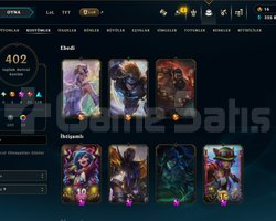 LoL 402 + Valo 41 Kaplama Birleşik Hesap