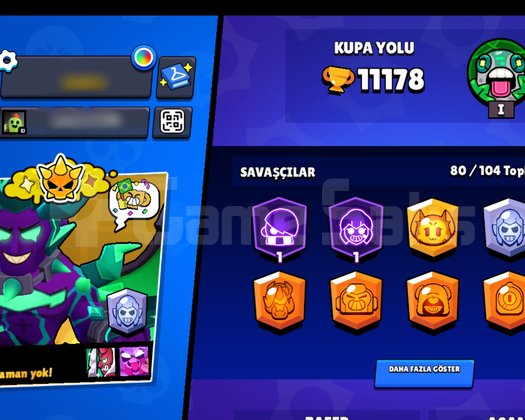 2024 çıkışlı emek hesap 11.178 kupa 80/104 savaşçı