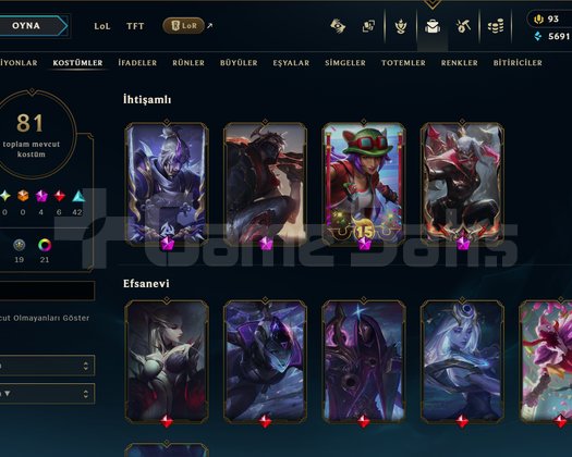 TR // 81 SKIN // PLAT 2 YERLEŞTİRMELERDE