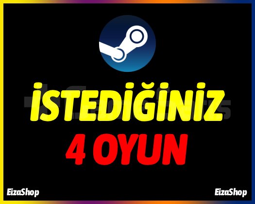 İstediğiniz 4 Oyun + Garanti