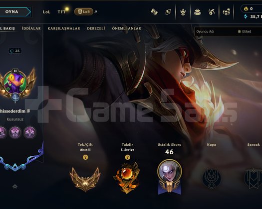 TR // 8 SKIN // GOLD 2 85 WR // 40K MAVİ ÖZ