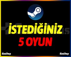 İstediğiniz 5 Oyun + Garanti