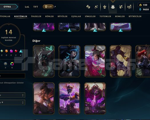 TR // DIA 4 72 WR // 14 SKIN //+30 -10 GELİYOR