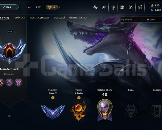 TR // DIA 4 72 WR // 14 SKIN //+30 -10 GELİYOR