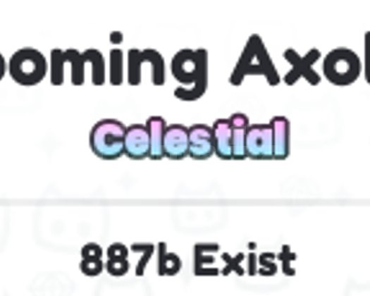 Blooming Axolotl - Celestial