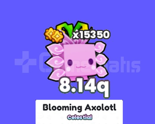 Blooming Axolotl - Celestial