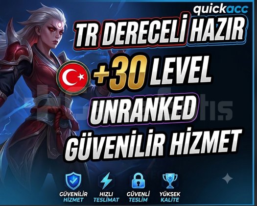QuickAcc | TR +30 LVL RANKED READY | HANDMADE