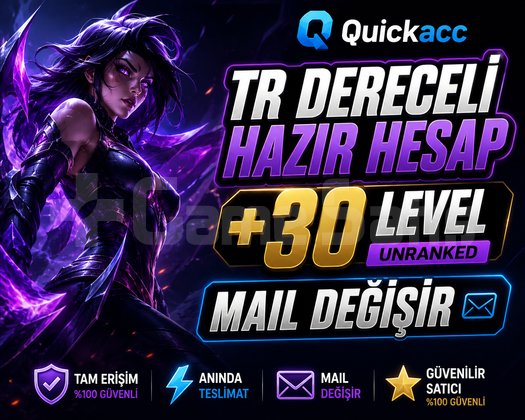 QuickAcc | TR +30 LVL RANKED READY | HANDMADE