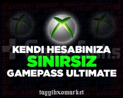 KENDİ HESABINIZA | Sınırsız Xbox Gamepass Ultimate