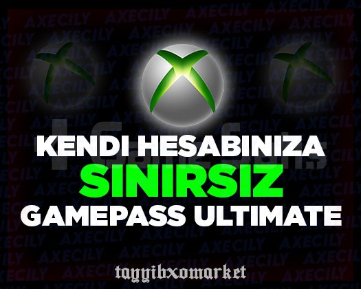 KENDİ HESABINIZA | Sınırsız Xbox Gamepass Ultimate
