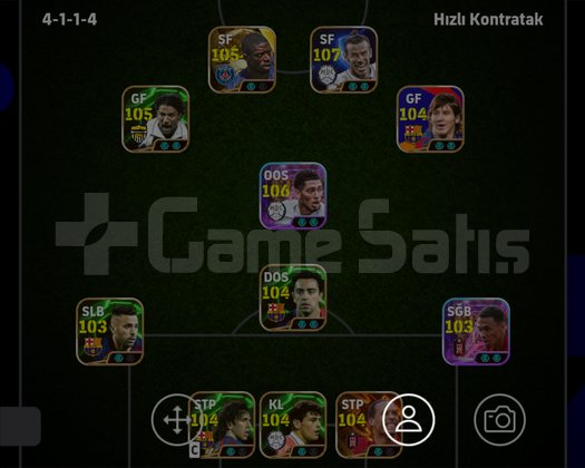 Bol kartlı Efootball hesabı
