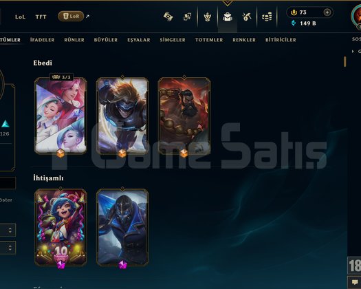 323 KOSTÜM 149K ÖZ 364 LVL EFSANE DOLU MAİL HESAP