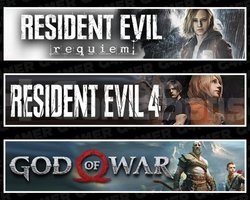 Resident Evil 4 +Requiem +God Of War