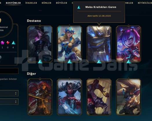 UNRANKED DERECELİ HAZIR S14 EMERALD 9 SKİN HANMADE