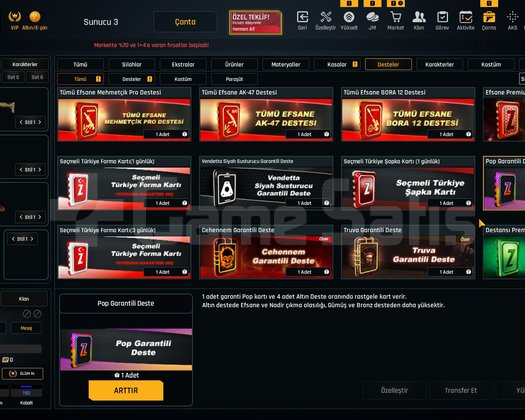 48K Materyalli 48 Seviye Zula Hesabı