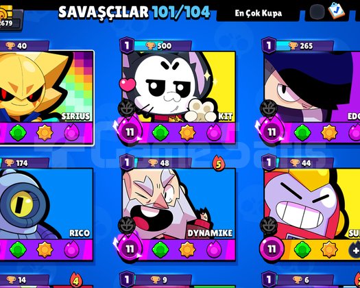 Brawl stars 42679 bin kupa ucuza bu hesap kaçmaz