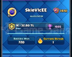 10k acil satılık clash royale hesabi
