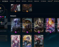 84 SKIN FULL PRESTİJ + BÜTÜN ŞAMPİYONLAR AÇIK