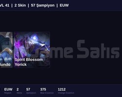 EUW / 41 LVL + 2 SKİN + SILVER I !!