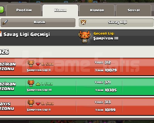29 SEVİYE TC Clan ACİL