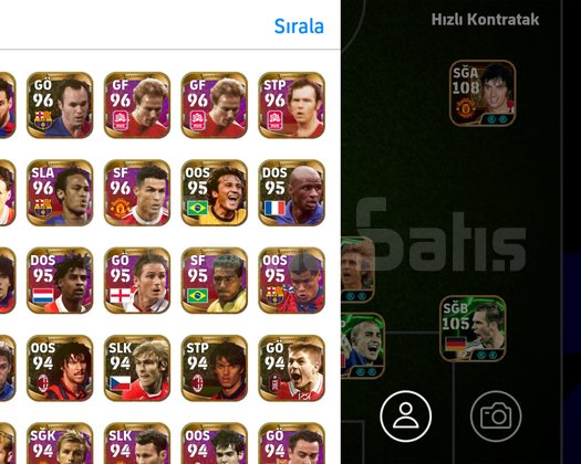 EFOOTBALL MOBİLE KUSURSUZ ESKİ HESAP
