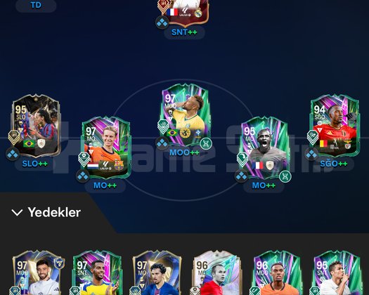 97 NEYMAR TOTS MBAPPE PS HESABI