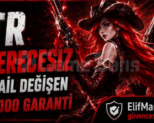 TR +30 LEVEL UNRANKED HANDMADE - MAİLLİ - UCUZ