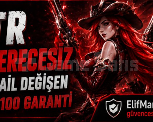 TR +30 LEVEL UNRANKED - HANDMADE - MAİLLİ - UCUZ