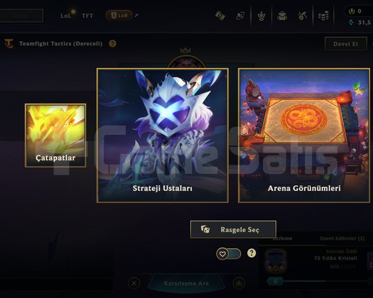 TR // GEÇEN SEZON GM //222 SKIN + TFT DRX ATROX