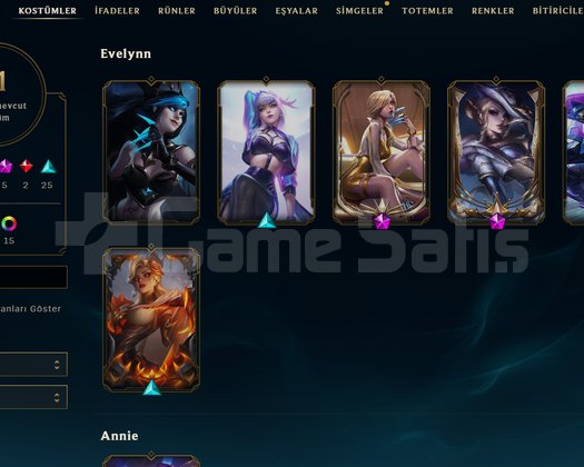 Lol Evelynn Main hesap